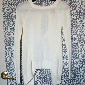 Express open back sweater